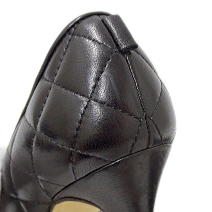 CHANEL シャネル パンプス マトラッセ ブラック レザー レディース 【中古】
