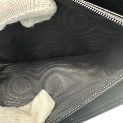 CHANEL シャネル 長財布 ブラック ゴールド金具 レザー レディース 【中古】