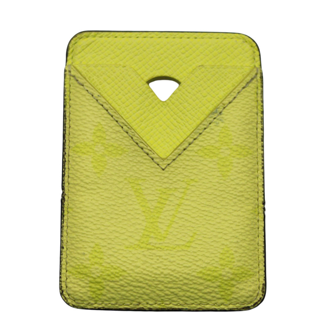 LOUIS VUITTON ルイ・ヴィトン ポルト カルト マグネット カードケース レモン M14120 モノグラムキャンバス レディース メンズ 【中古】