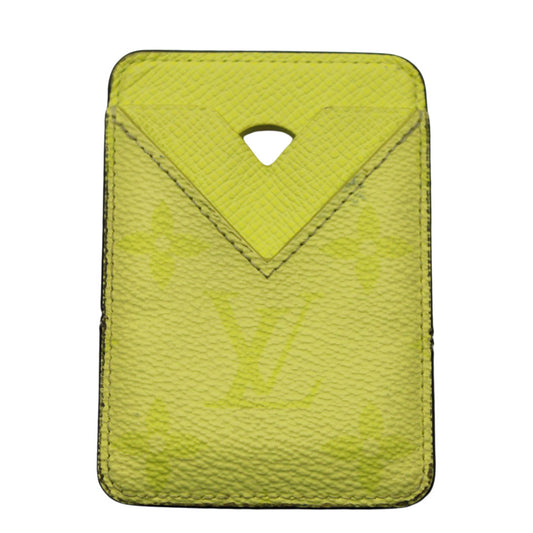 LOUIS VUITTON ルイ・ヴィトン ポルト カルト マグネット カードケース レモン M14120 モノグラムキャンバス レディース メンズ 【中古】