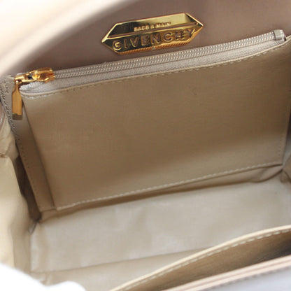 GIVENCHY ジバンシィ ハンドバッグ ベージュ レザー レディース 【中古】