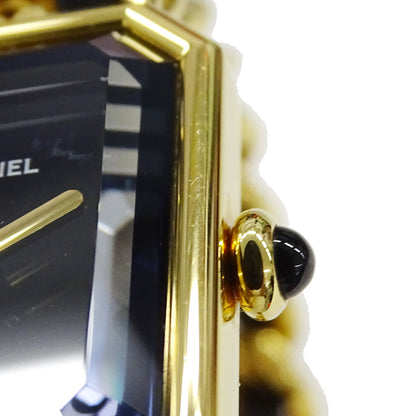 CHANEL シャネル プルミエール H0001 レディース 腕時計 クオーツ QZ GP レザー Mサイズ【中古】