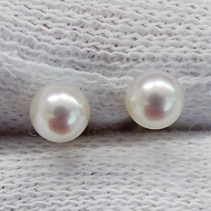 MIKIMOTO ミキモト ピアス K18 パール スタッド レディース 磨き済み【中古】