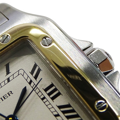 Cartier カルティエ サントスガルベ LM W20011C4 メンズ 腕時計 クオーツ QZ SS YG 磨き済み【中古】