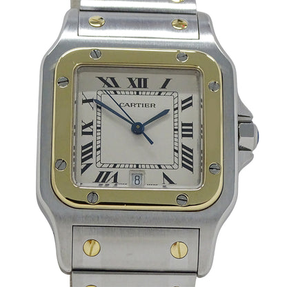 Cartier カルティエ サントスガルベ LM W20011C4 メンズ 腕時計 クオーツ QZ SS YG 磨き済み【中古】