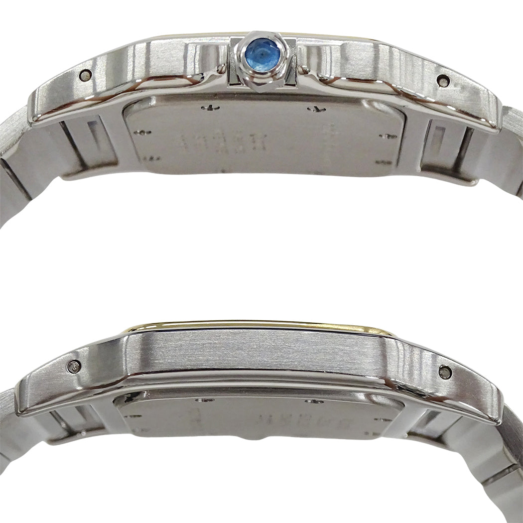 Cartier カルティエ サントスガルベ LM W20011C4 メンズ 腕時計 クオーツ QZ SS YG 磨き済み【中古】