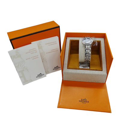 HERMES エルメス クリッパー CL4.210 レディース 腕時計 クオーツ QZ ステンレス 磨き済み【中古】