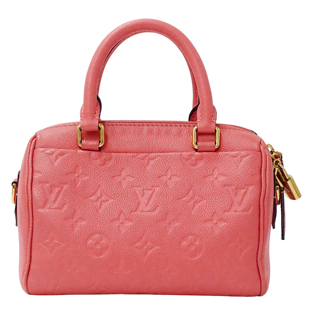 LOUIS VUITTON ルイ・ヴィトン スピーディ バンドリエール 20 2wayバッグ モノグラム アンプラント ブロッサム M42398 レディース 【中古】