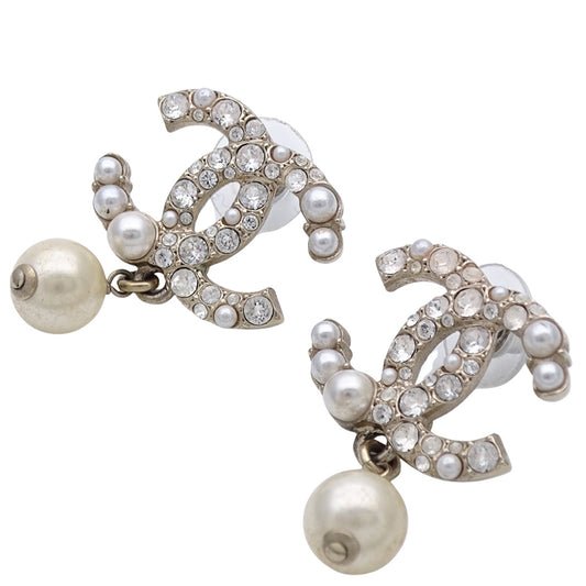 CHANEL シャネル ピアス ココマーク メタル ゴールド シャンパンゴールド レディース 【中古】