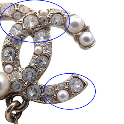 CHANEL シャネル ピアス ココマーク メタル ゴールド シャンパンゴールド レディース 【中古】