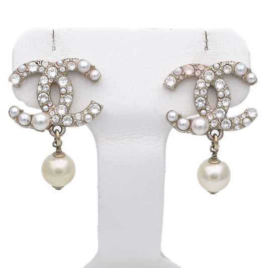 CHANEL シャネル ピアス ココマーク メタル ゴールド シャンパンゴールド レディース 【中古】