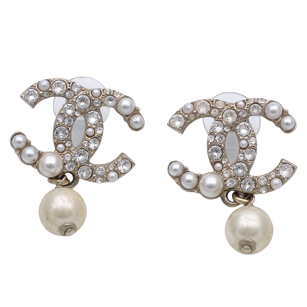CHANEL シャネル ピアス ココマーク メタル ゴールド シャンパンゴールド レディース 【中古】