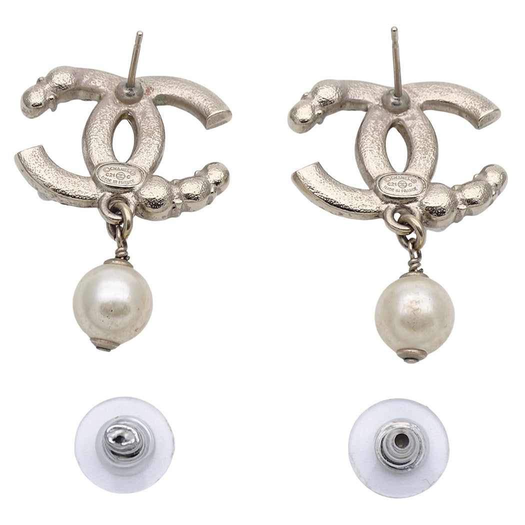 CHANEL シャネル ピアス ココマーク メタル ゴールド シャンパンゴールド レディース 【中古】