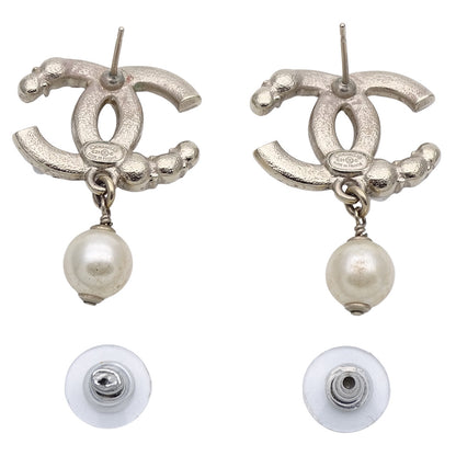 CHANEL シャネル ピアス ココマーク メタル ゴールド シャンパンゴールド レディース 【中古】