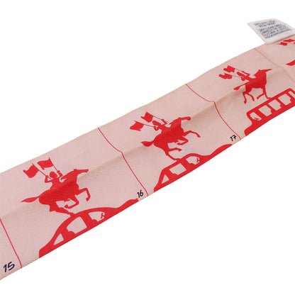 HERMES エルメス エルメス・パレード スカーフ ピンク シルク レディース 【中古】