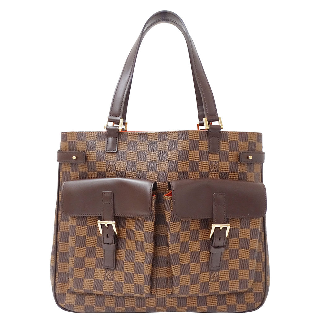 LOUIS VUITTON ルイ・ヴィトン ユゼス トートバッグ ダミエ ブラウン N51128 ダミエキャンバス レディース 【中古】
