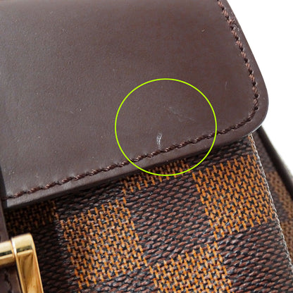 LOUIS VUITTON ルイ・ヴィトン ユゼス トートバッグ ダミエ ブラウン N51128 ダミエキャンバス レディース 【中古】