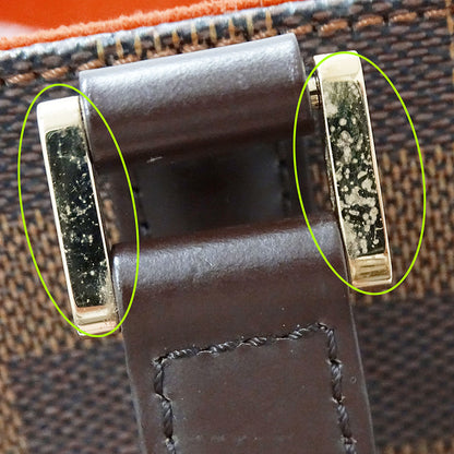 LOUIS VUITTON ルイ・ヴィトン ユゼス トートバッグ ダミエ ブラウン N51128 ダミエキャンバス レディース 【中古】