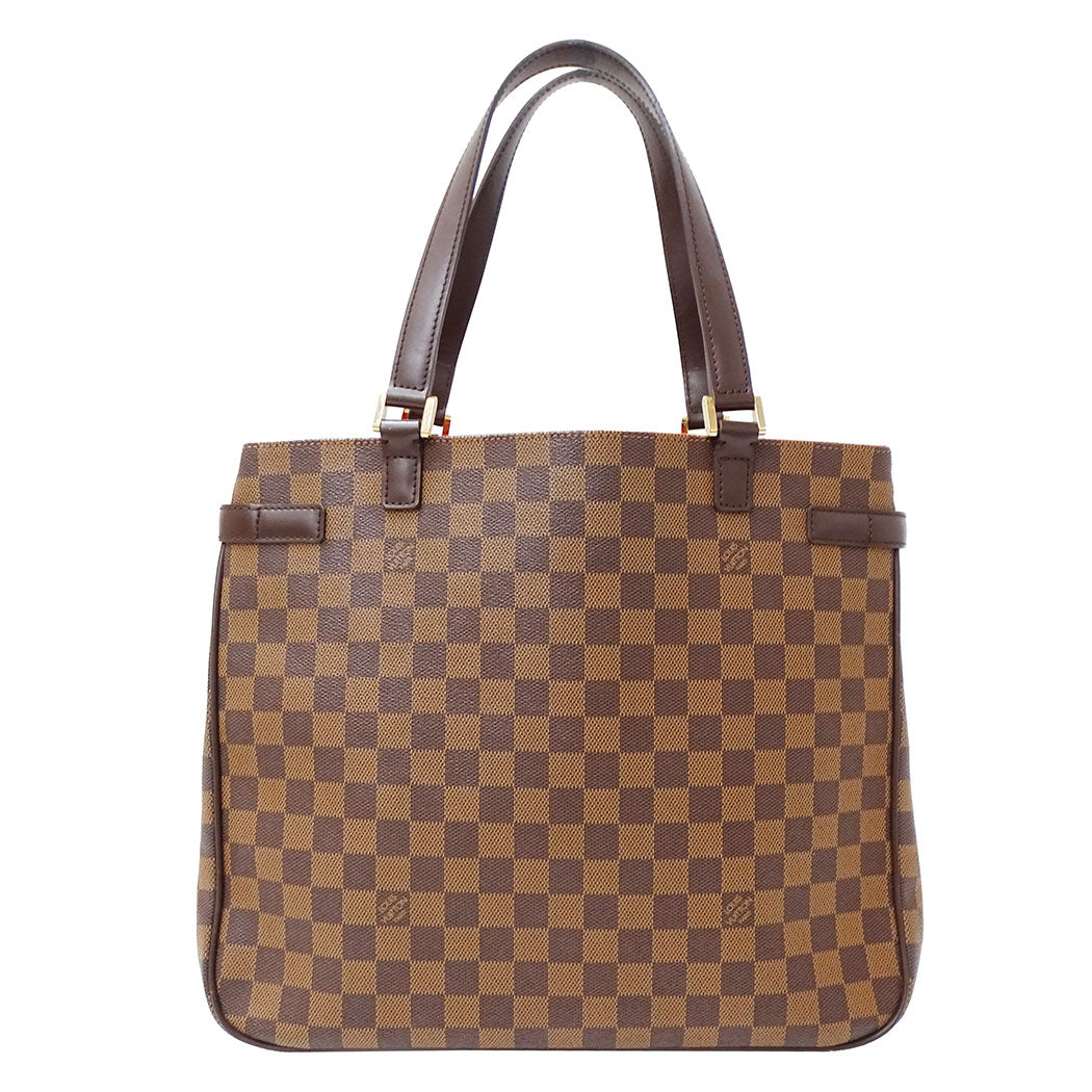 LOUIS VUITTON ルイ・ヴィトン ユゼス トートバッグ ダミエ ブラウン N51128 ダミエキャンバス レディース 【中古】