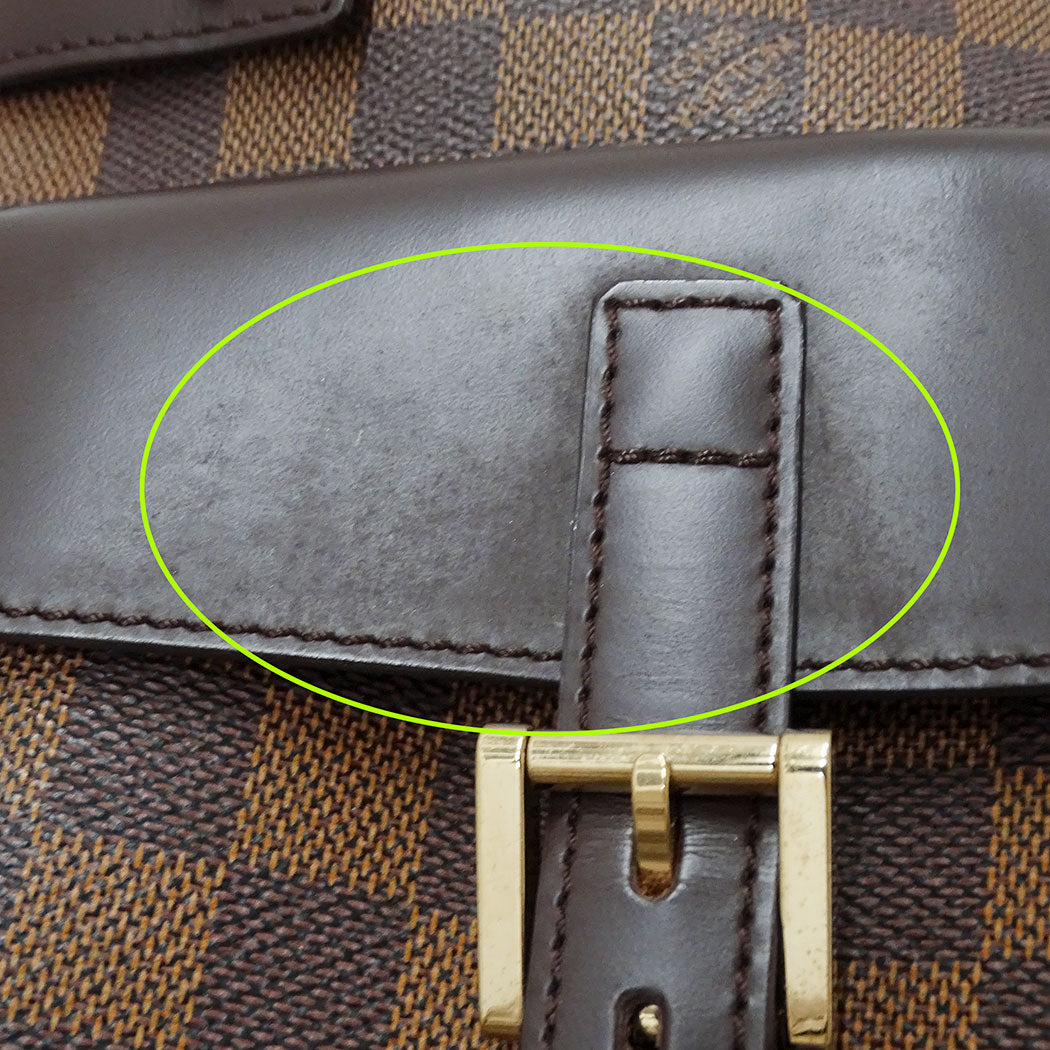 LOUIS VUITTON ルイ・ヴィトン ユゼス トートバッグ ダミエ ブラウン N51128 ダミエキャンバス レディース 【中古】