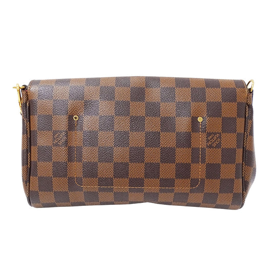 LOUIS VUITTON ルイ・ヴィトン フェイボリットMM 2wayバッグ ブラウン N41129 ダミエキャンバス レディース 【中古】