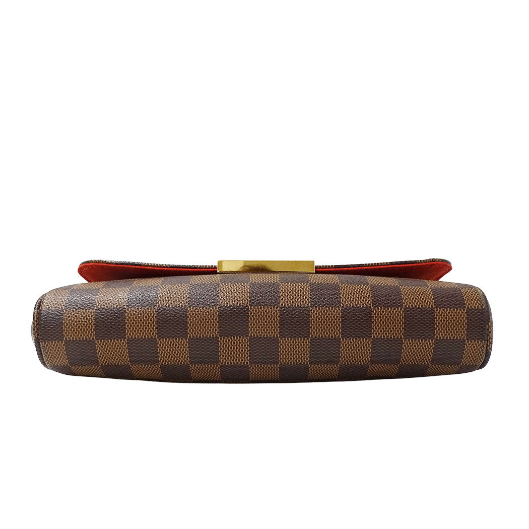 LOUIS VUITTON ルイ・ヴィトン フェイボリットMM 2wayバッグ ブラウン N41129 ダミエキャンバス レディース 【中古】