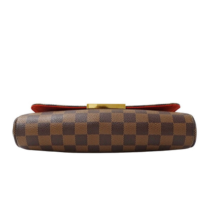 LOUIS VUITTON ルイ・ヴィトン フェイボリットMM 2wayバッグ ブラウン N41129 ダミエキャンバス レディース 【中古】