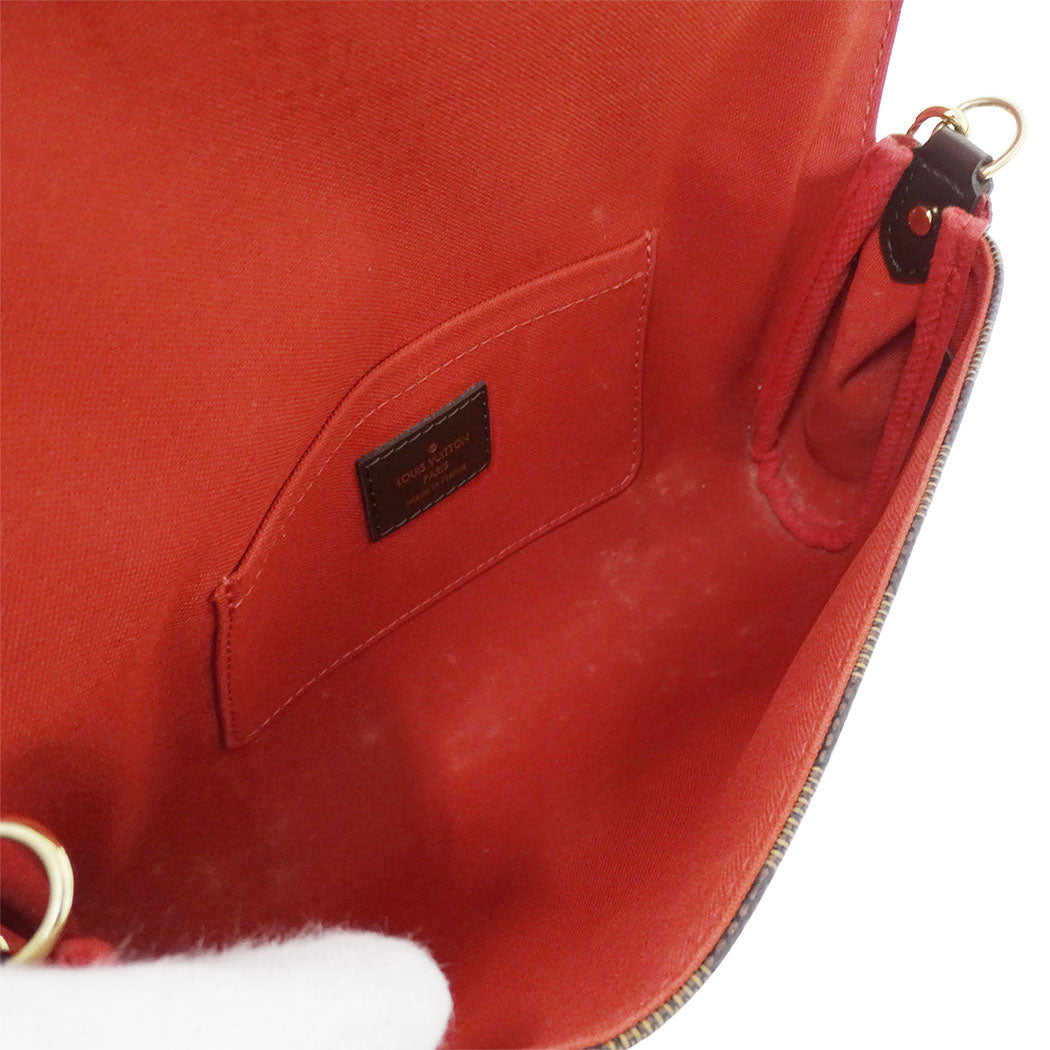 LOUIS VUITTON ルイ・ヴィトン フェイボリットMM 2wayバッグ ブラウン N41129 ダミエキャンバス レディース 【中古】