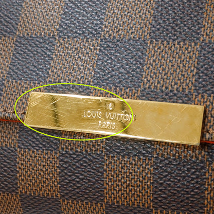 LOUIS VUITTON ルイ・ヴィトン フェイボリットMM 2wayバッグ ブラウン N41129 ダミエキャンバス レディース 【中古】