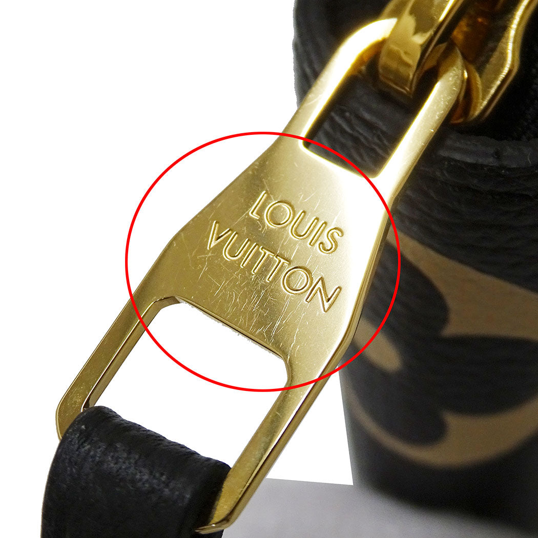 LOUIS VUITTON ルイ・ヴィトン ジッピーウォレット 長財布 ノワール M80481 モノグラムバイカラーアンプラント レディース 【中古】
