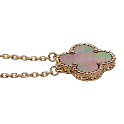 Van Cleef & Arpels ヴァンクリーフ＆アーペル ヴィンテージアルハンブラ ネックレス 750PG ピンクゴールド レディース 磨き済み【中古】