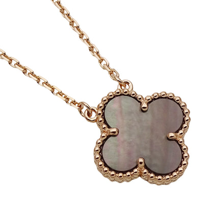 Van Cleef & Arpels ヴァンクリーフ＆アーペル ヴィンテージアルハンブラ ネックレス 750PG ピンクゴールド レディース 磨き済み【中古】