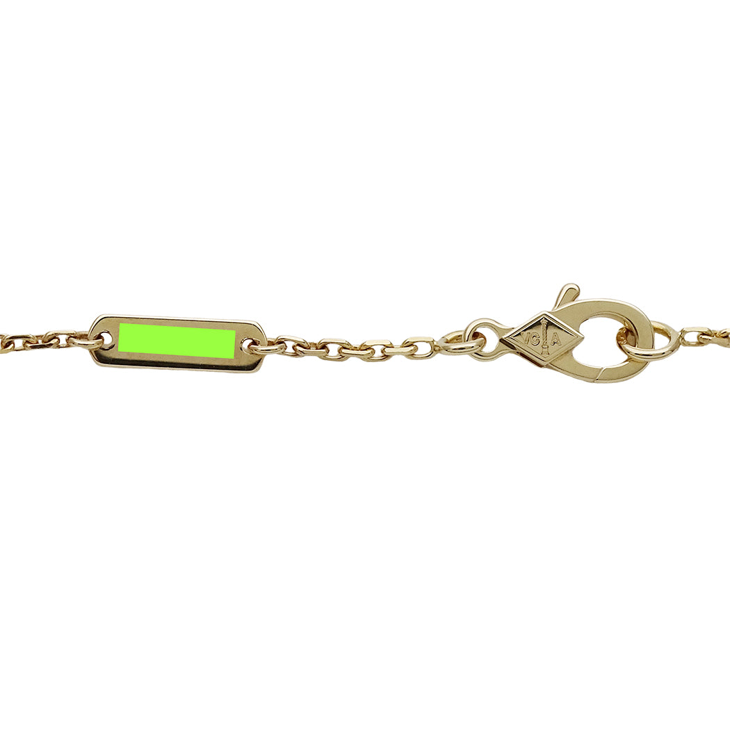 Van Cleef & Arpels ヴァンクリーフ＆アーペル ヴィンテージアルハンブラ ネックレス 750YG オニキス レディース 磨き済み【中古】