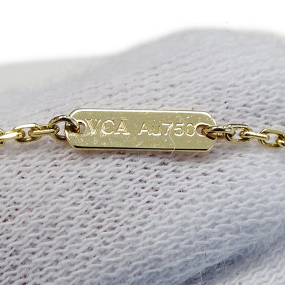 Van Cleef & Arpels ヴァンクリーフ＆アーペル ヴィンテージアルハンブラ ネックレス 750YG オニキス レディース 磨き済み【中古】