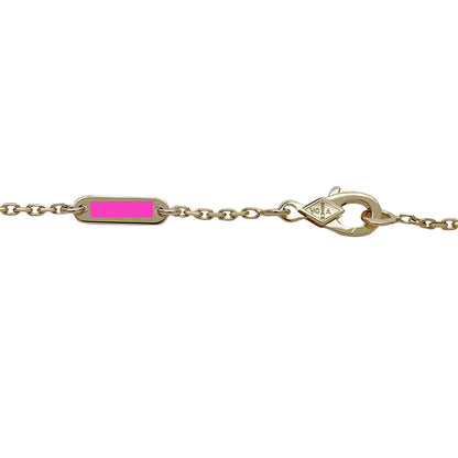 Van Cleef & Arpels ヴァンクリーフ＆アーペル ヴィンテージアルハンブラ ネックレス 750YG カーネリアン レディース 磨き済み【中古】