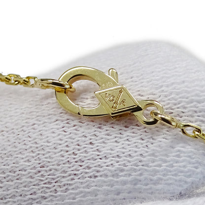 Van Cleef & Arpels ヴァンクリーフ＆アーペル ヴィンテージアルハンブラ ネックレス 750YG カーネリアン レディース 磨き済み【中古】