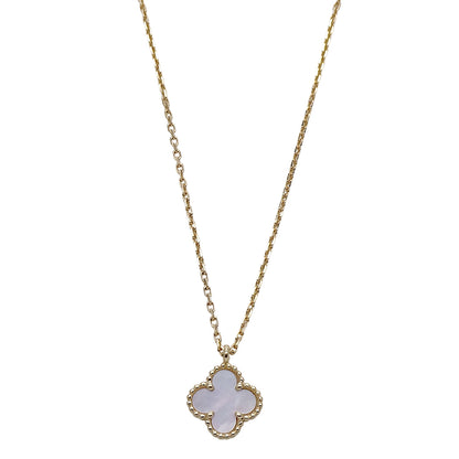 Van Cleef & Arpels ヴァンクリーフ＆アーペル スウィートアルハンブラ ネックレス 750YG マザーオブパール レディース 磨き済み【中古】