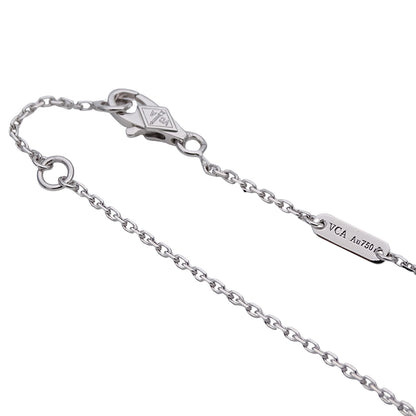 Van Cleef & Arpels ヴァンクリーフ＆アーペル スウィートアルハンブラ ネックレス 750WG レディース 磨き済み【中古】