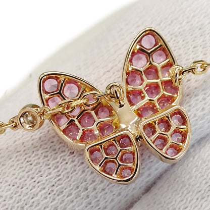 Van Cleef & Arpels ヴァンクリーフ＆アーペル ドゥ パピヨン ネックレス 750PG ピンクゴールド レディース VCARO3M200 磨き済み【中古】