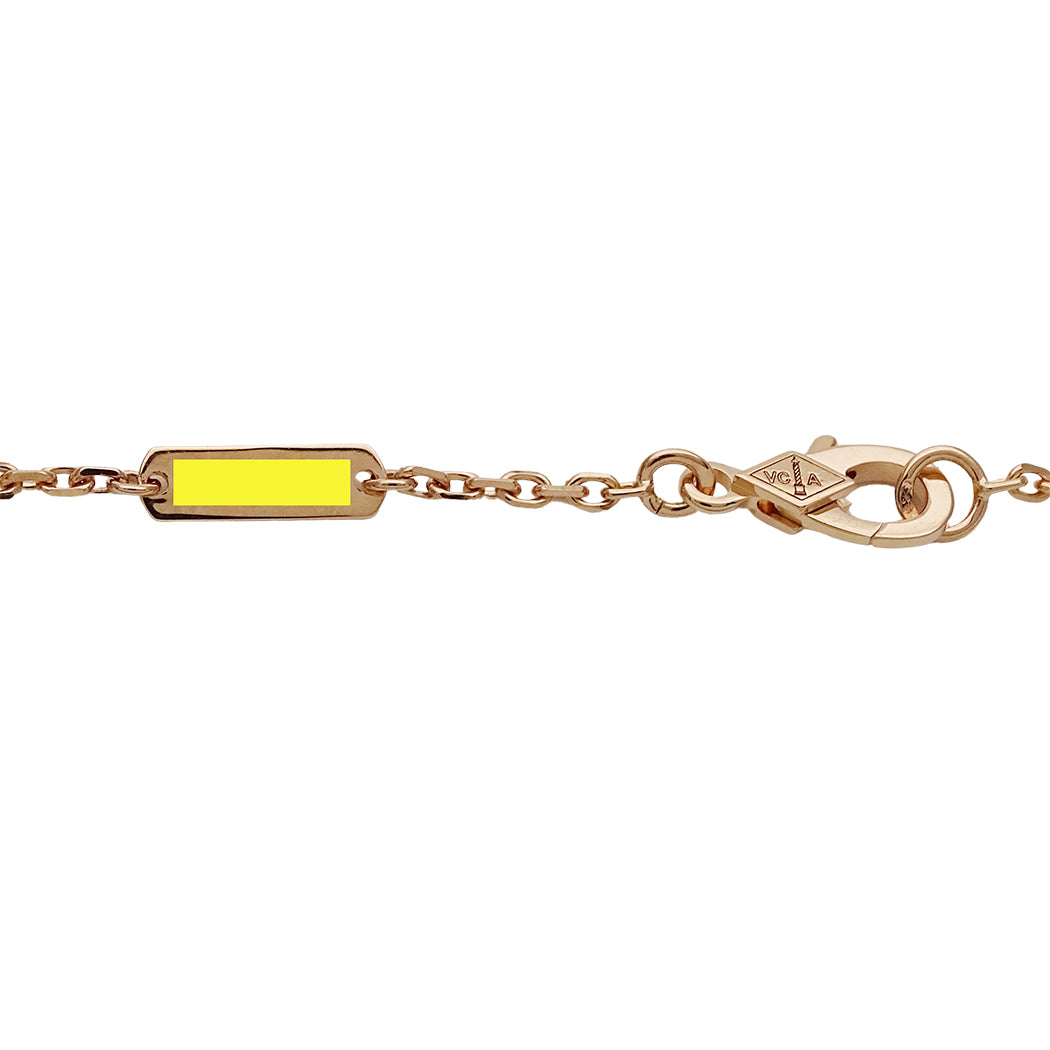 Van Cleef & Arpels ヴァンクリーフ＆アーペル ドゥ パピヨン ネックレス 750PG ピンクゴールド レディース VCARO3M200 磨き済み【中古】