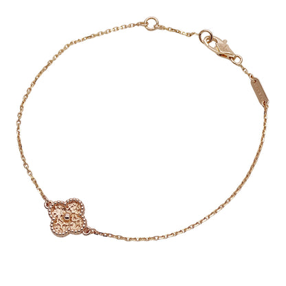 Van Cleef & Arpels ヴァンクリーフ＆アーペル スウィートアルハンブラ ブレスレット 750PG ピンクゴールド レディース 磨き済み【中古】