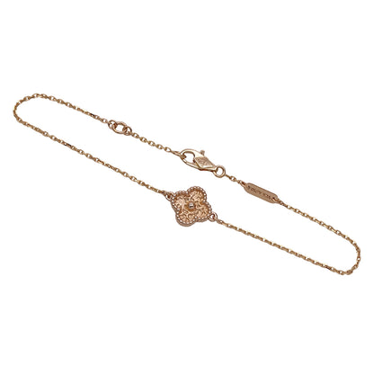 Van Cleef & Arpels ヴァンクリーフ＆アーペル スウィートアルハンブラ ブレスレット 750PG ピンクゴールド レディース 磨き済み【中古】