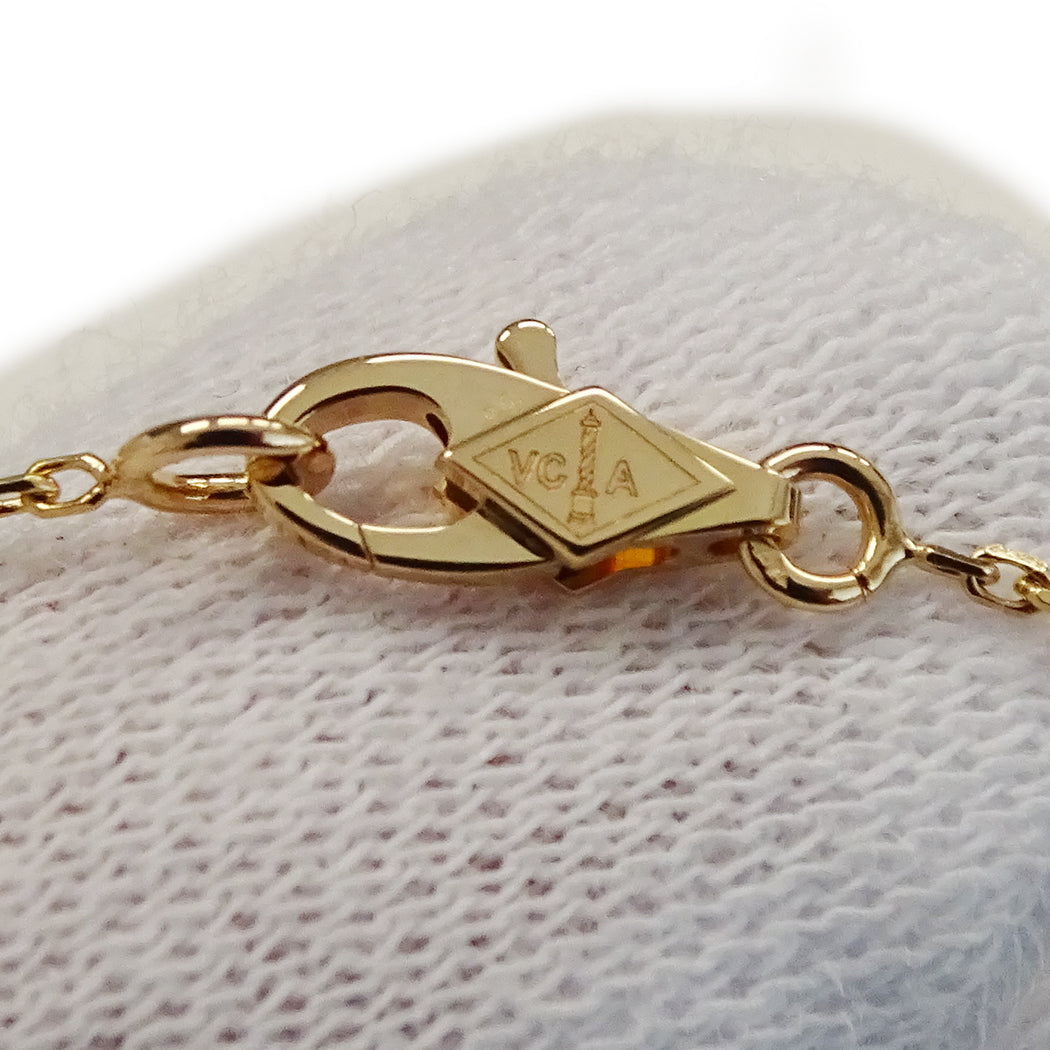 Van Cleef & Arpels ヴァンクリーフ＆アーペル スウィートアルハンブラ ブレスレット 750PG ピンクゴールド レディース 磨き済み【中古】