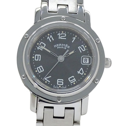 HERMES エルメス クリッパー CL4.210 レディース 腕時計 クオーツ QZ ステンレス 磨き済み【中古】