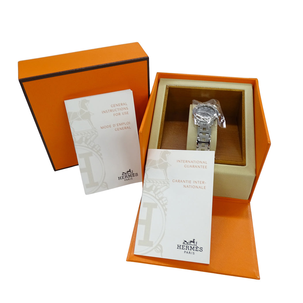 HERMES エルメス クリッパー CL4.210 レディース 腕時計 クオーツ QZ ステンレス 磨き済み【中古】