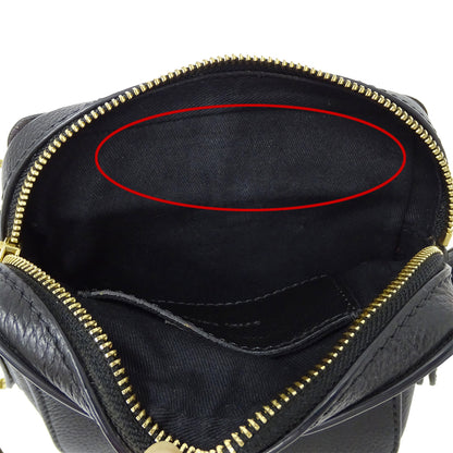 SEE BY CHLOE シーバイクロエ ショルダーバッグ ブラック 黒 レザー レディース 【中古】