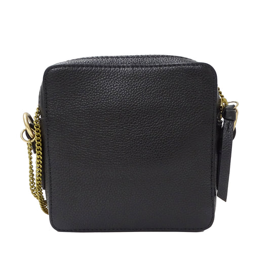 SEE BY CHLOE シーバイクロエ ショルダーバッグ ブラック 黒 レザー レディース 【中古】