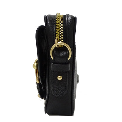 SEE BY CHLOE シーバイクロエ ショルダーバッグ ブラック 黒 レザー レディース 【中古】