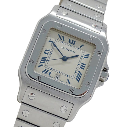Cartier カルティエ サントスガルベ LM W20018D6 メンズ 腕時計 クオーツ QZ ステンレス 磨き済み【中古】