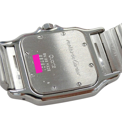 Cartier カルティエ サントスガルベ LM W20018D6 メンズ 腕時計 クオーツ QZ ステンレス 磨き済み【中古】